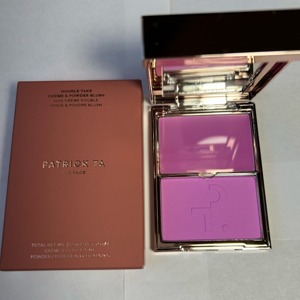 NWT🌷Patrick Ta Major Headlines Creme & Powder Blush Duo in “Thank Me Later”